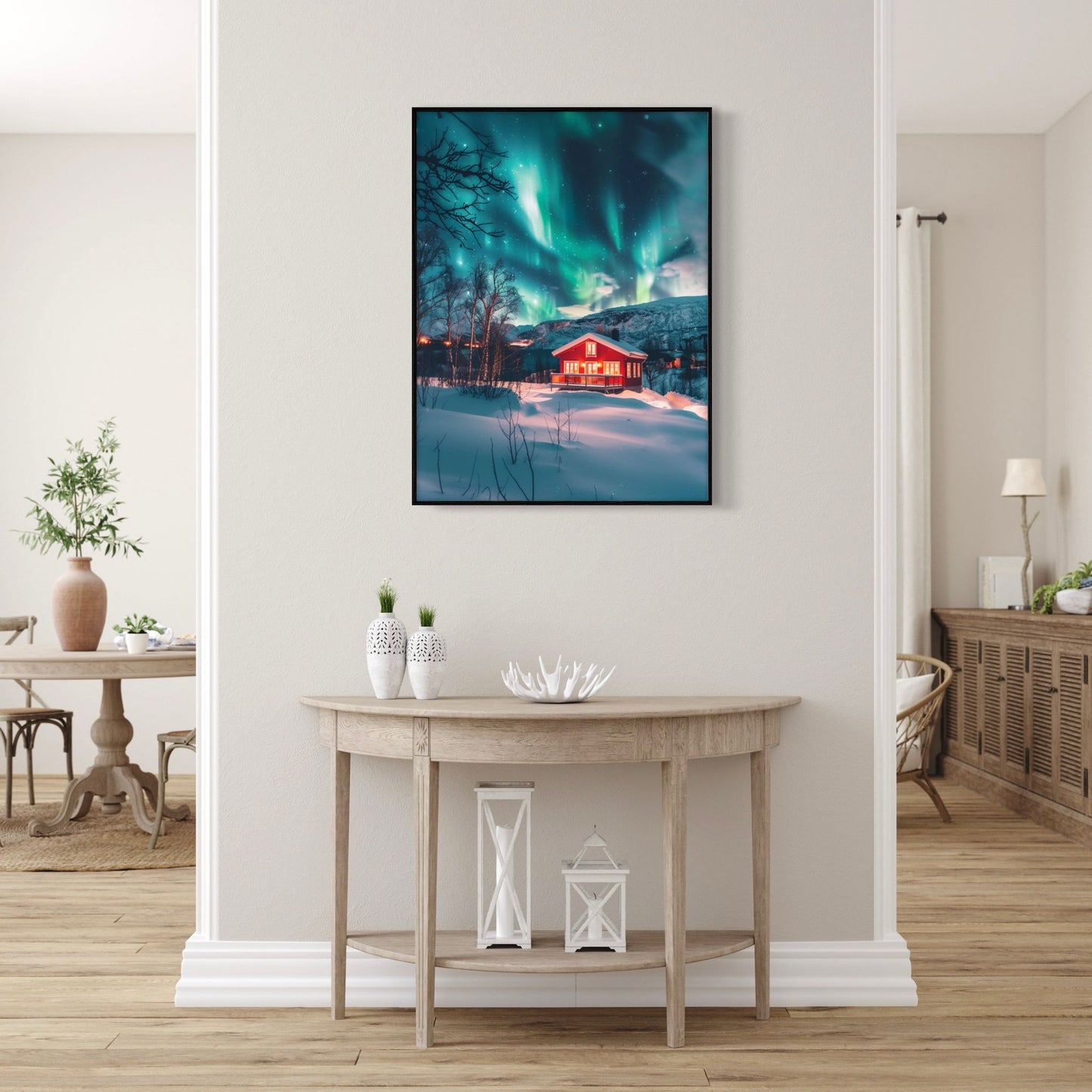 Canvas Prints, Art Space, Northern Lights, Poster Prints