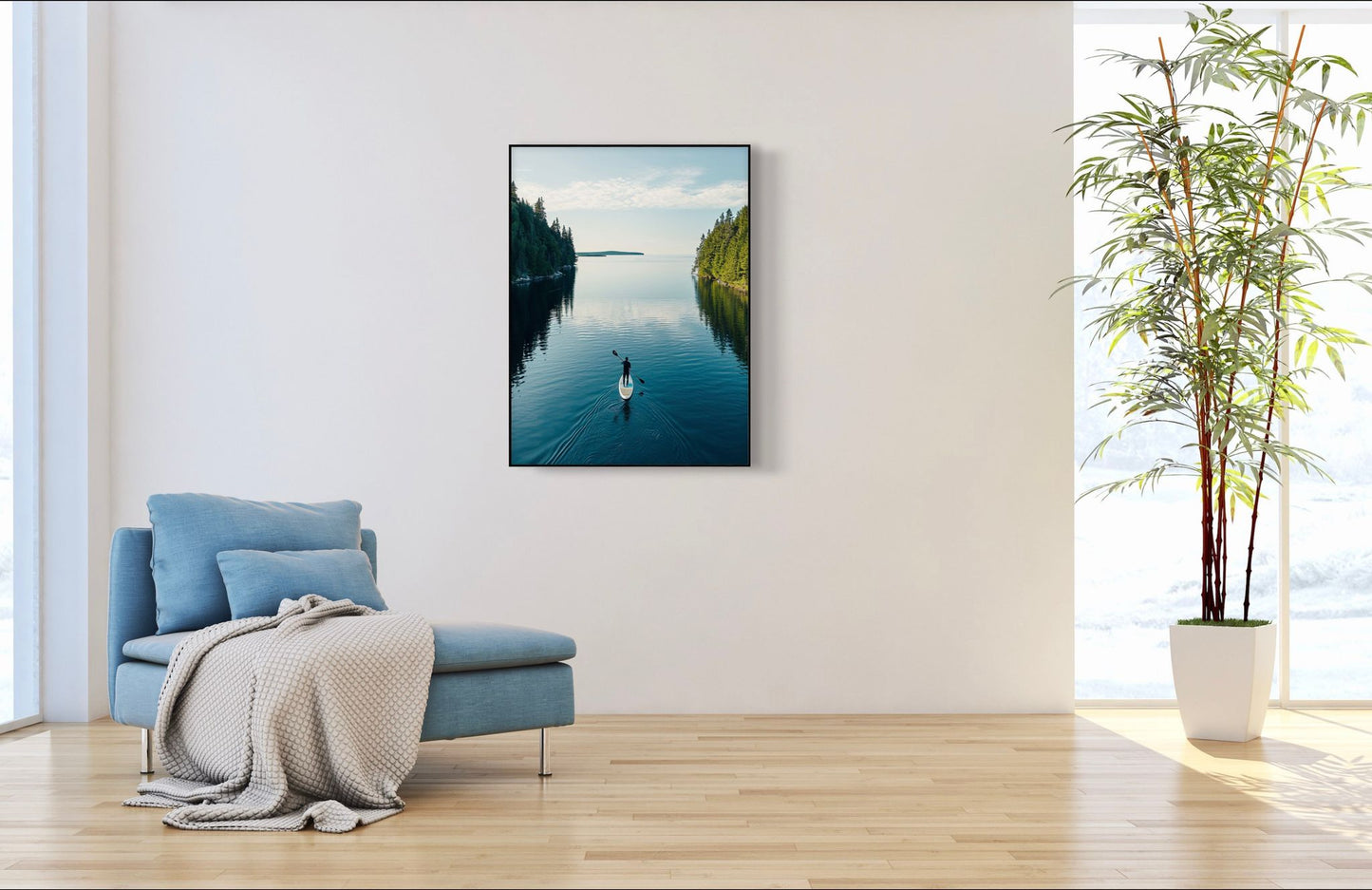 Canvas Prints, Art Space, Paddleboarding, Poster Prints
