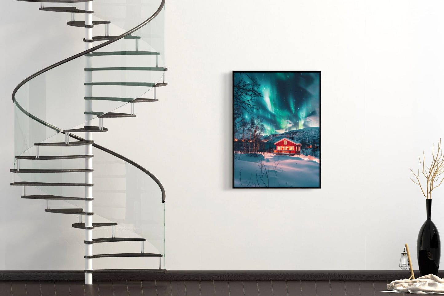 Canvas Prints, Art Space, Northern Lights, Poster Prints