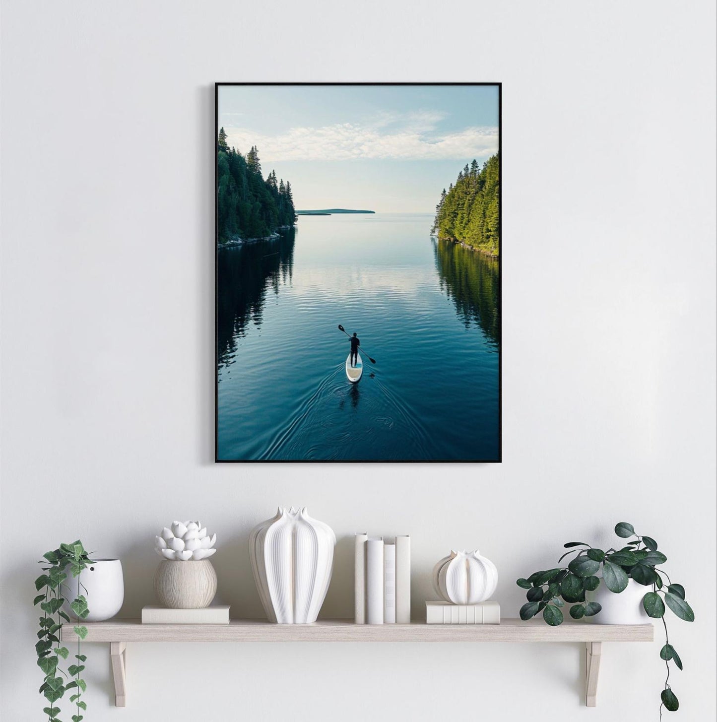 Canvas Prints, Art Space, Paddleboarding, Poster Prints