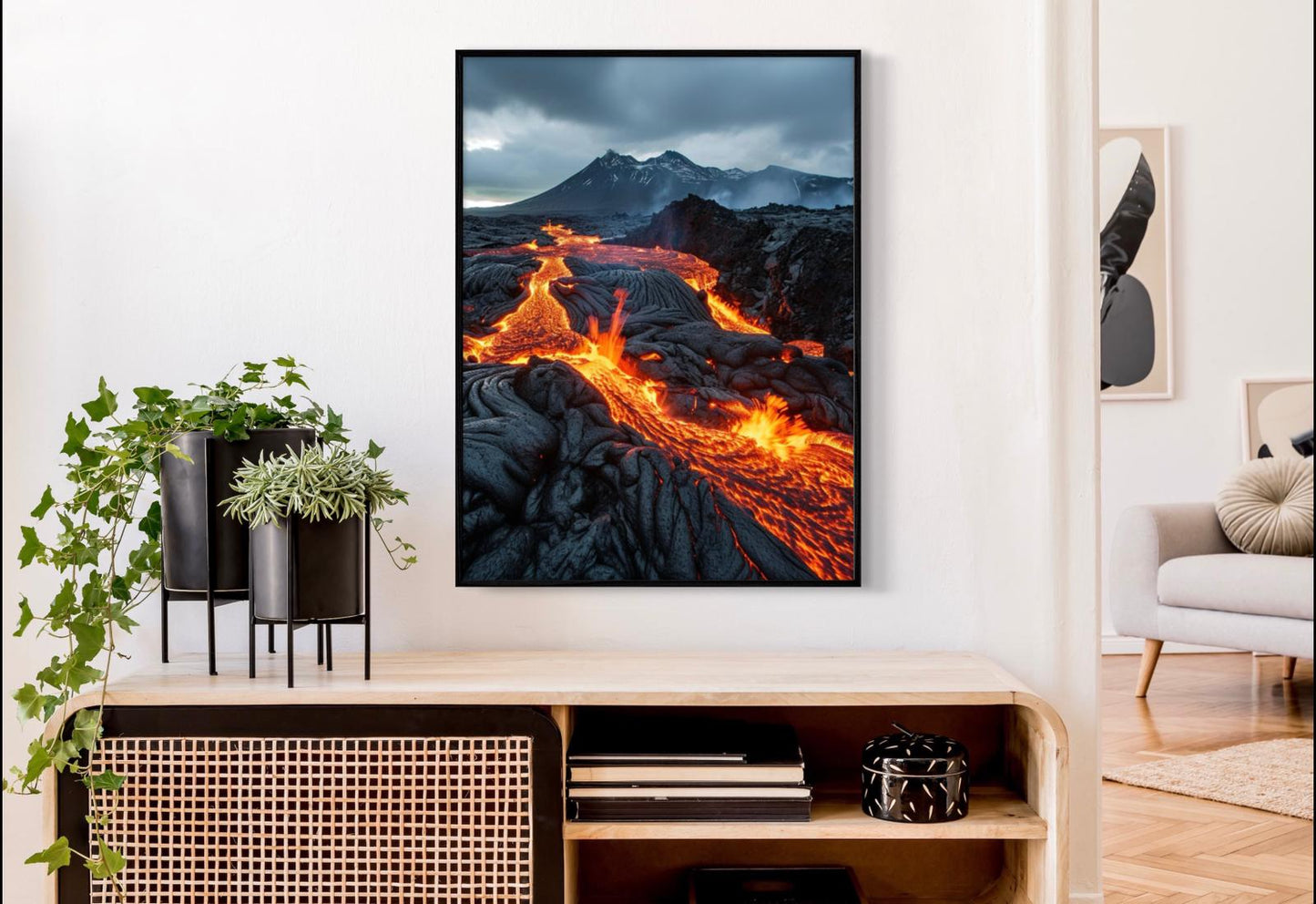 Canvas Prints, Art Space, Lava, Poster Prints