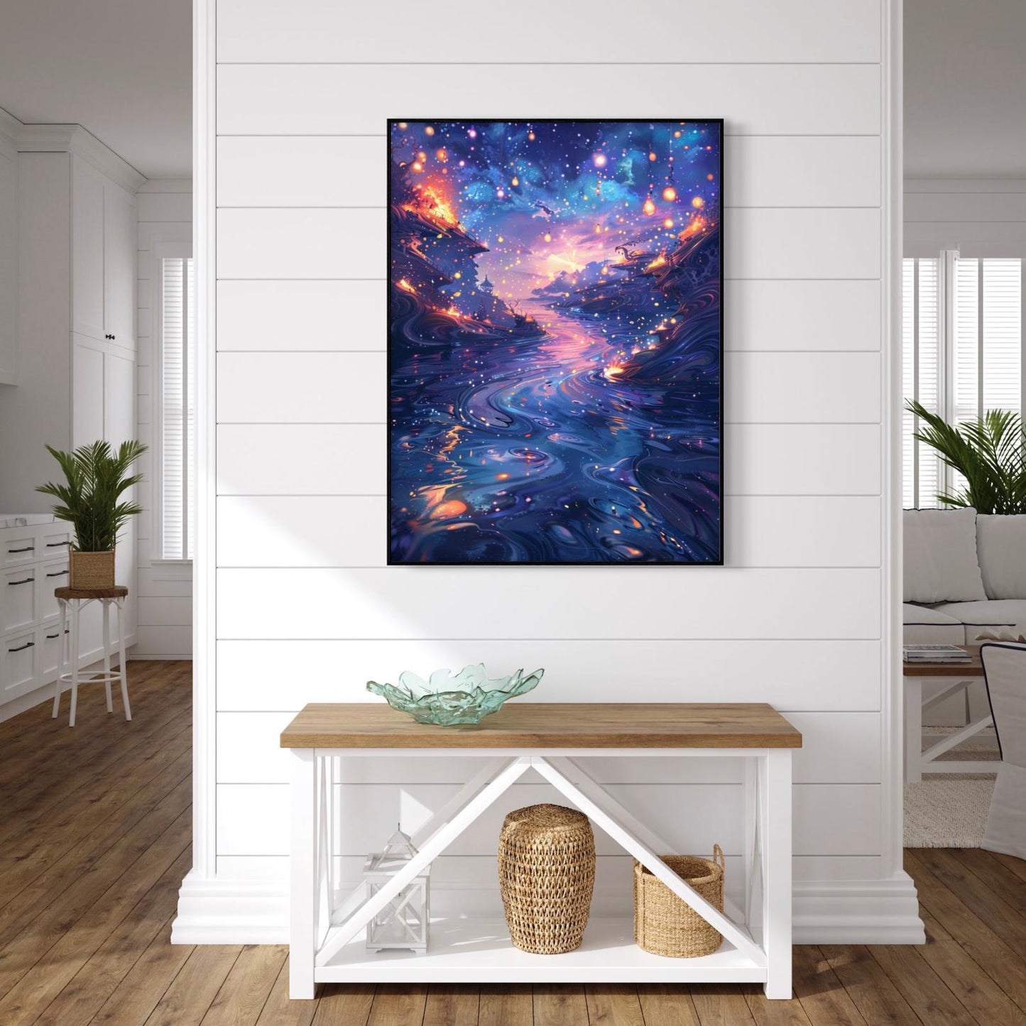 Canvas Prints, Art Space, Poster Prints, Psychedelic, River