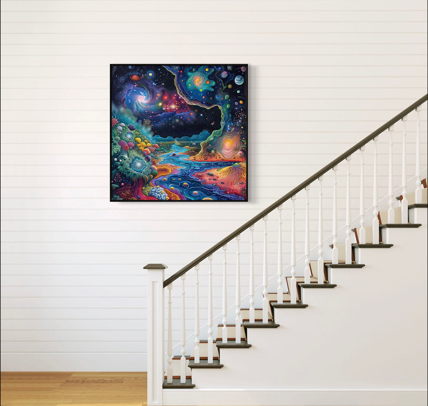 Canvas Prints, Art Space, Psychedelic, Sky, Poster Prints