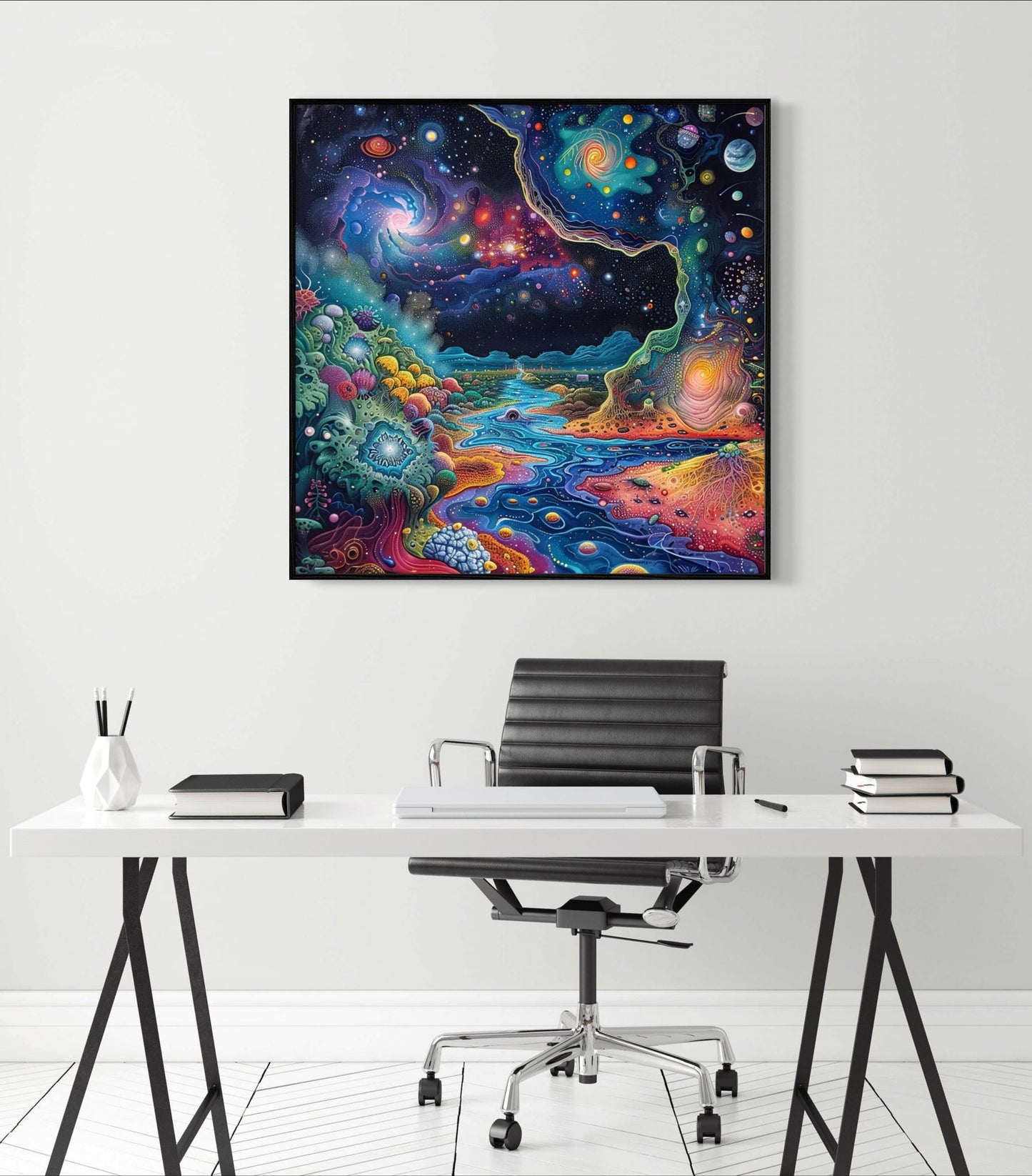 Canvas Prints, Art Space, Psychedelic, Sky, Poster Prints