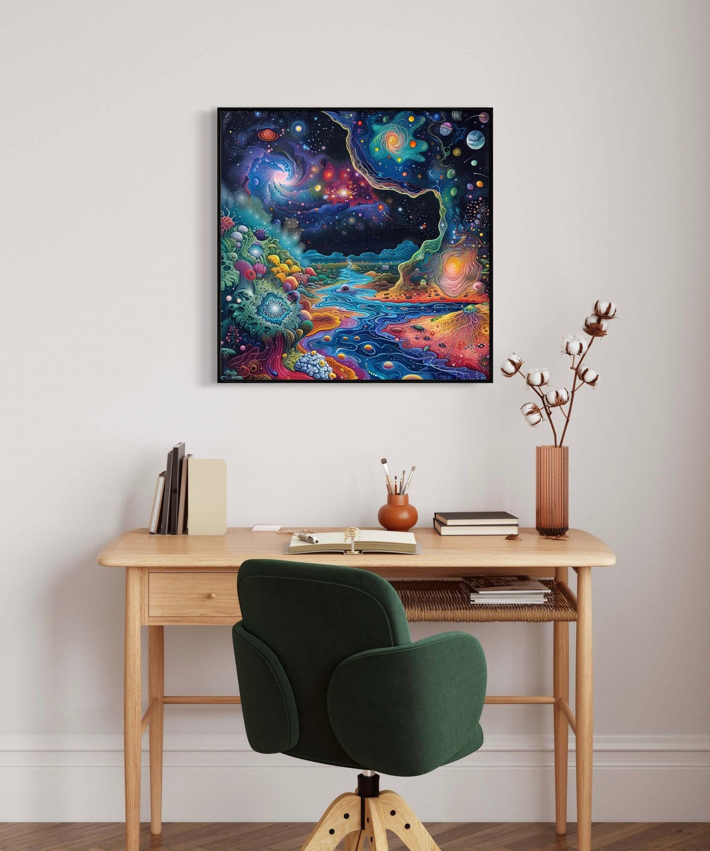 Canvas Prints, Art Space, Psychedelic, Sky, Poster Prints