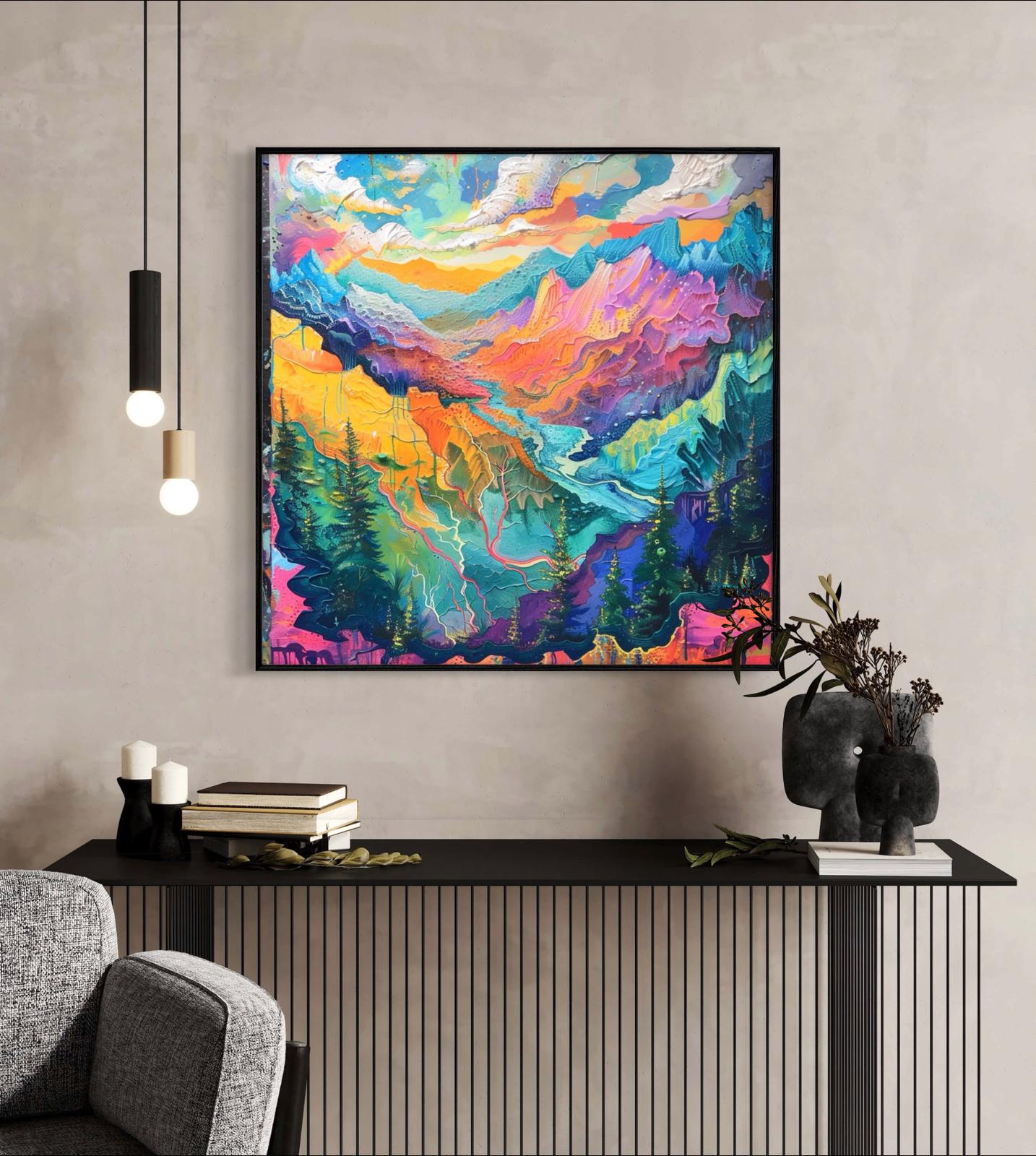 Canvas Prints, Art Space, Mountains, Poster Prints