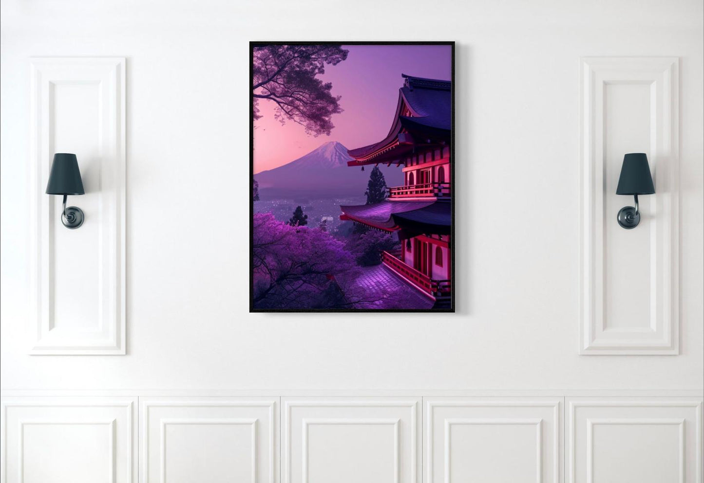 Canvas Prints, Art Space, Temple, Mountain, Poster Prints