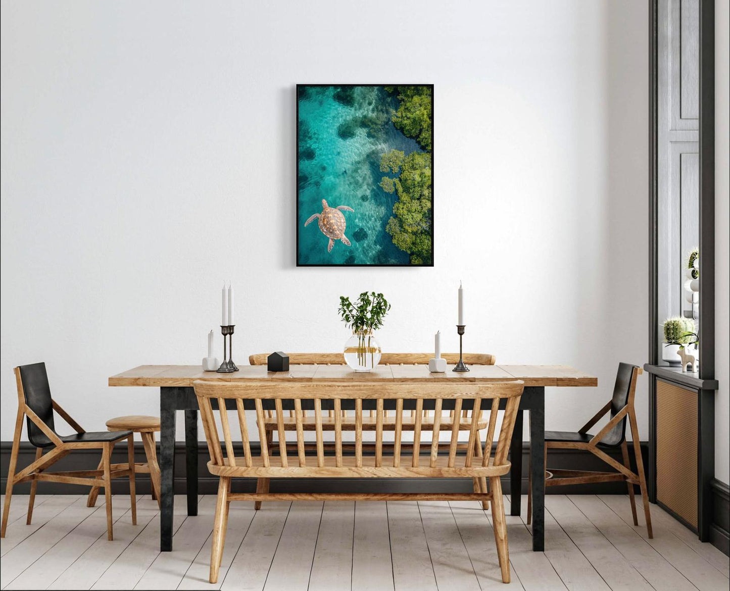 Canvas Prints, Art Space, Turtle, Mangroves, Poster Prints