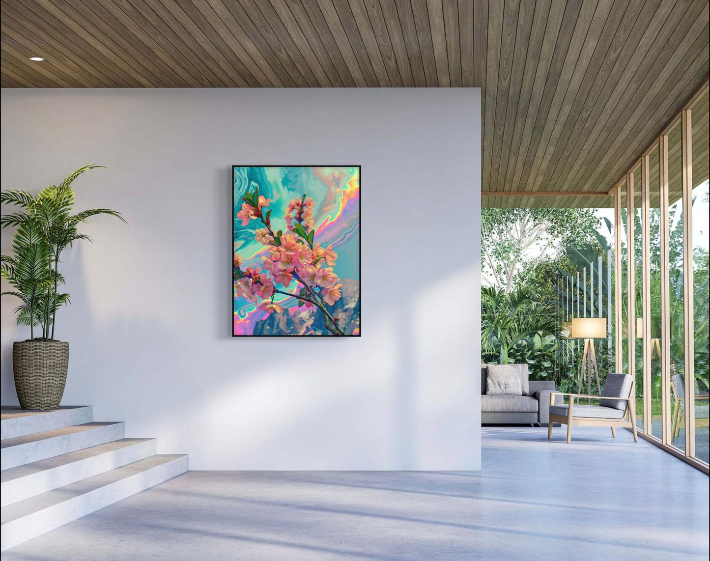 Canvas Print, Art Space, Poster Prints, cherry blossom