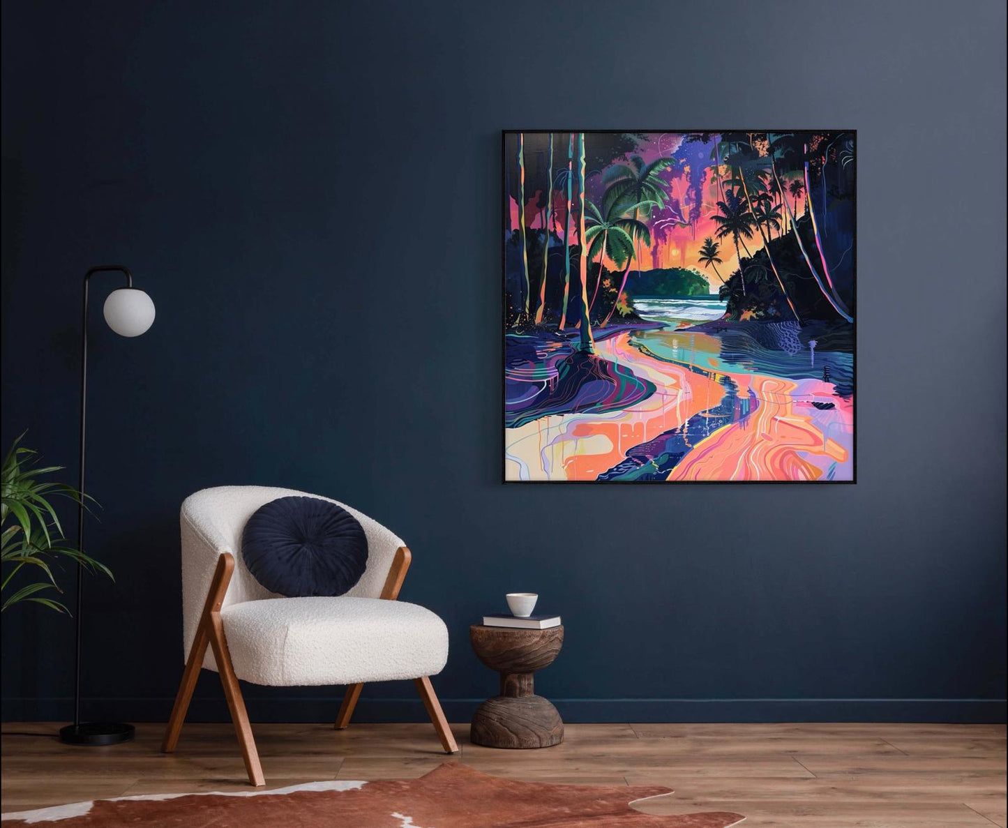 Canvas Prints, Art Space, Poster Prints, Beach, Psychedelic