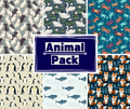 Animal Pack: Seamless Patterns
