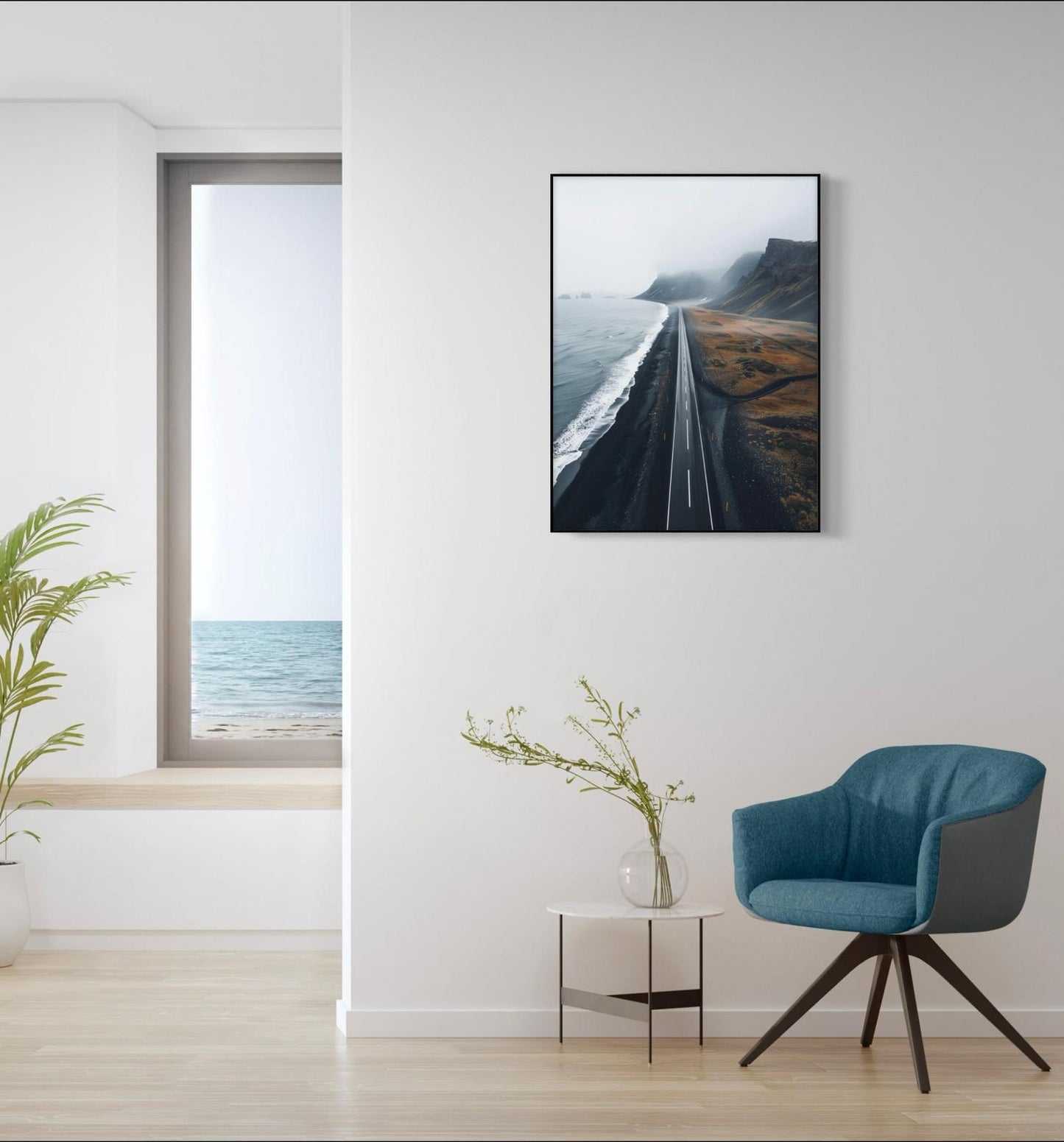 Canvas Print, Art Space, Long Road, Poster Prints