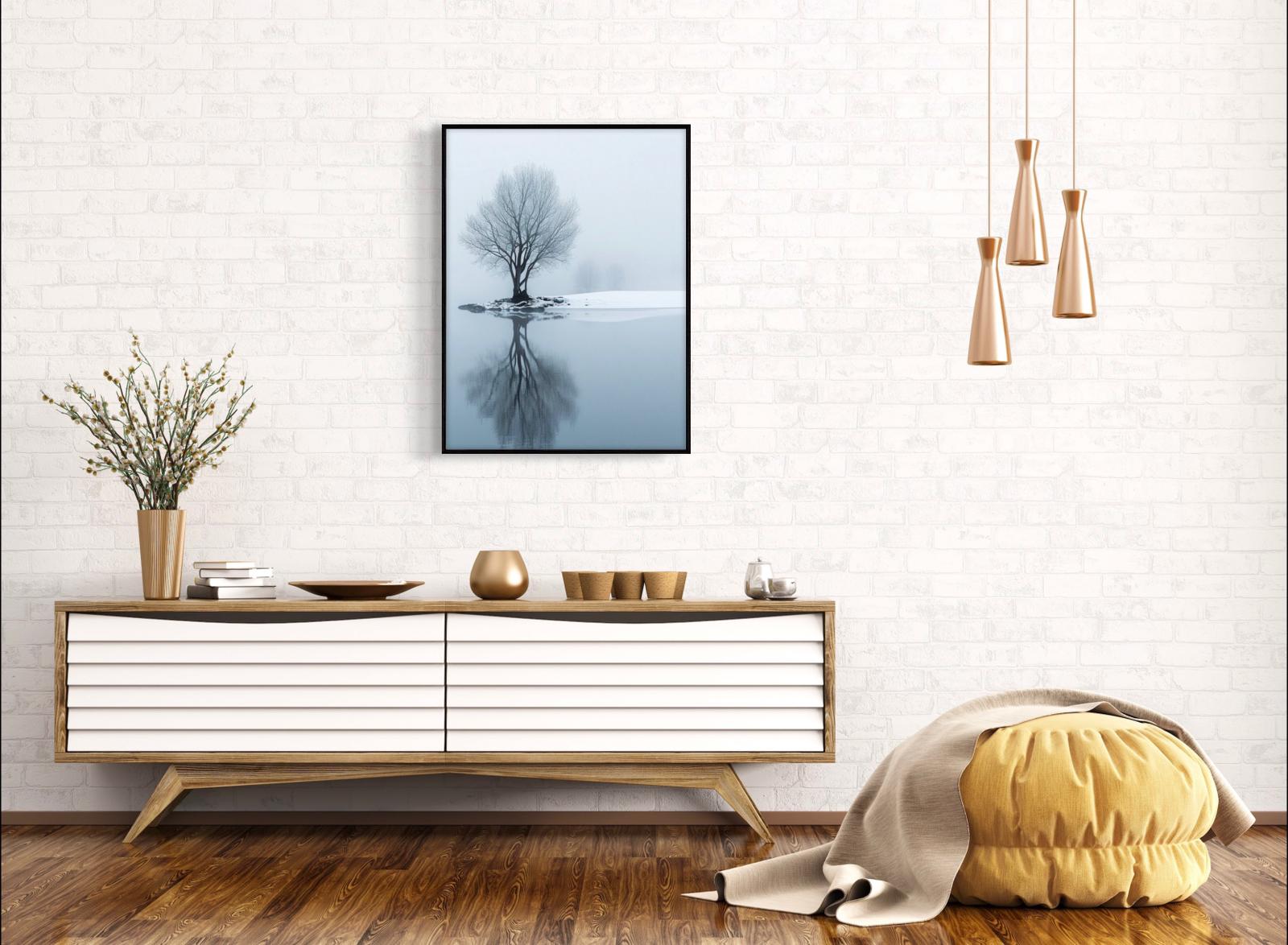 Canvas Prints, Art Space, Misty, Poster Prints