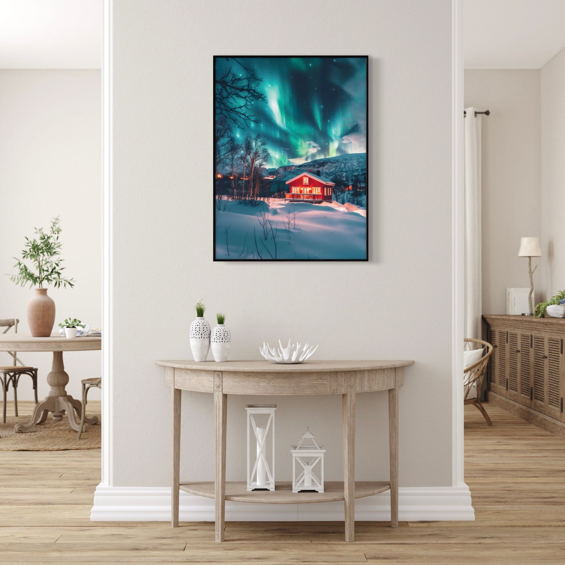 Canvas Prints, Art Space, Northern Lights, Poster Prints