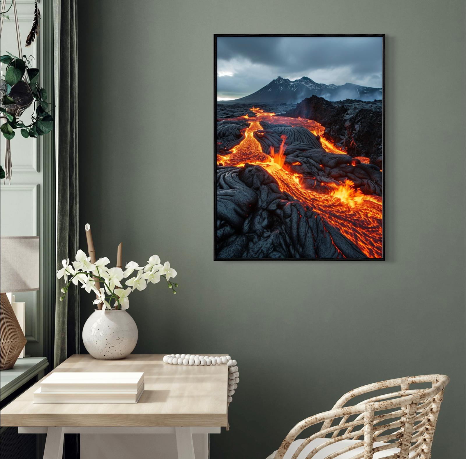 Canvas Prints, Art Space, Lava, Poster Prints