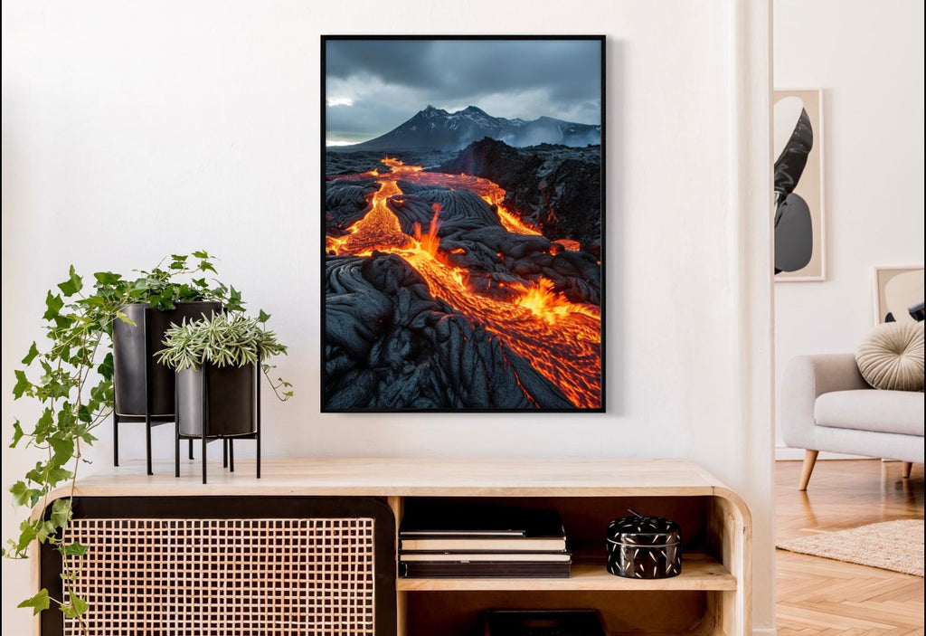 Canvas Prints, Art Space, Lava, Poster Prints