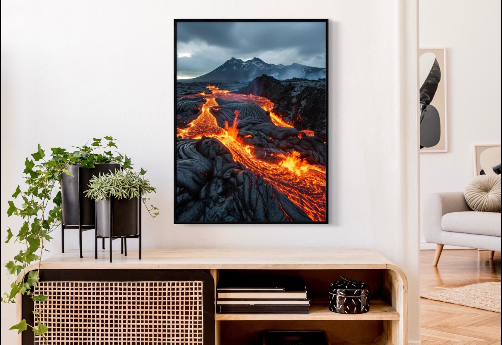 Canvas Prints, Art Space, Lava, Poster Prints