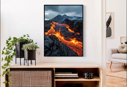 Canvas Prints, Art Space, Lava, Poster Prints