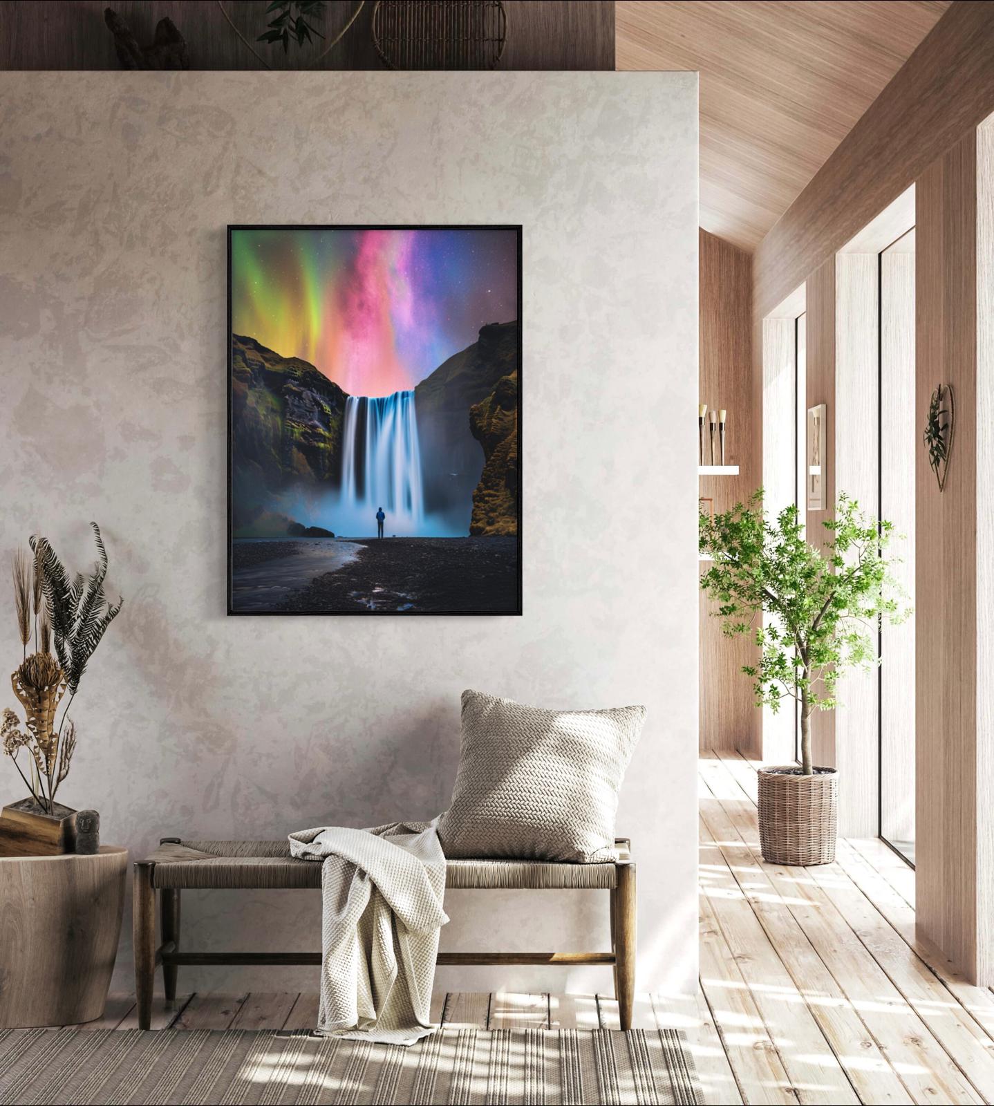 Canvas Prints, Art Space, Waterfall, Poster Prints