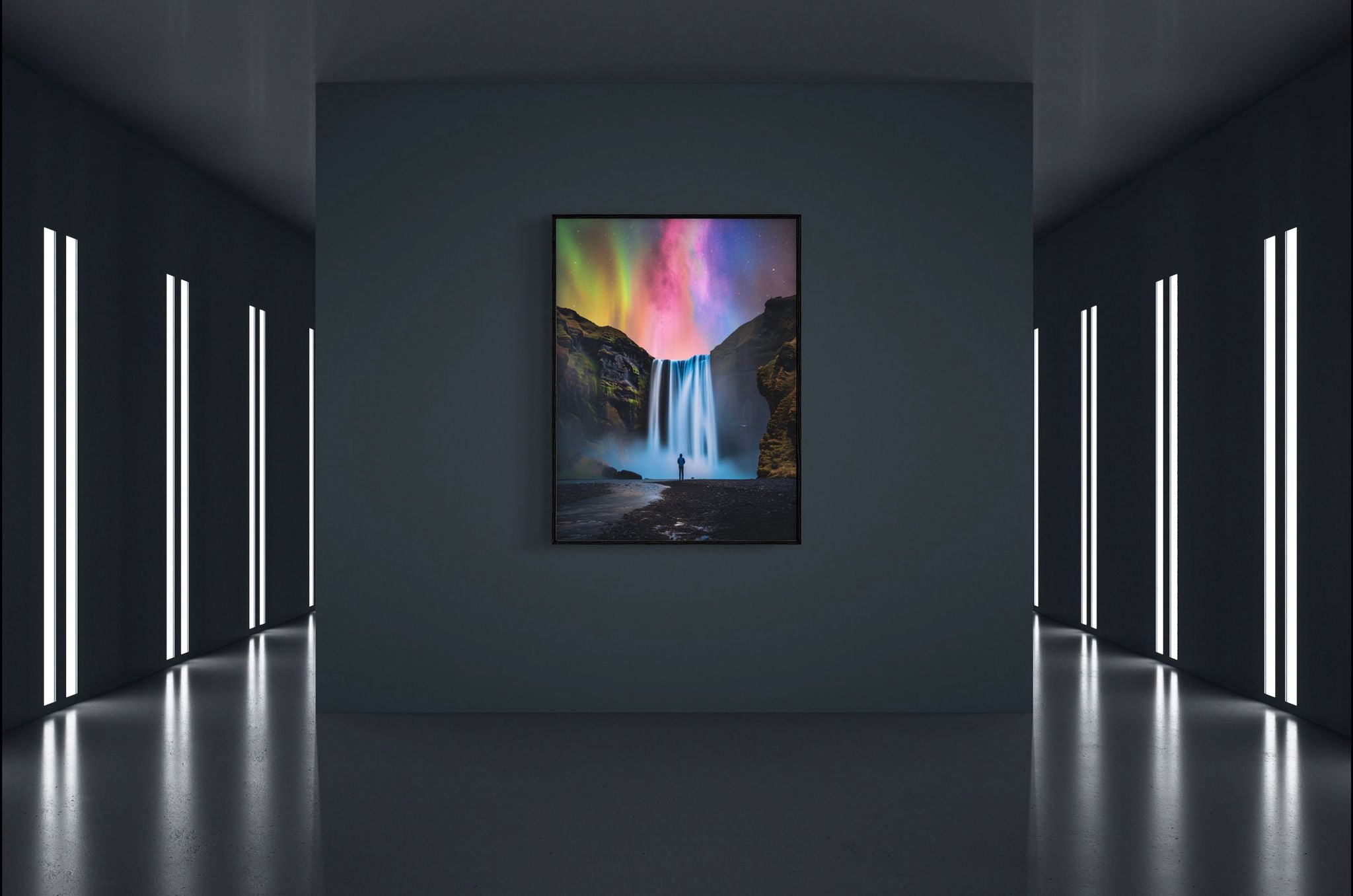 Canvas Prints, Art Space, Waterfall, Poster Prints