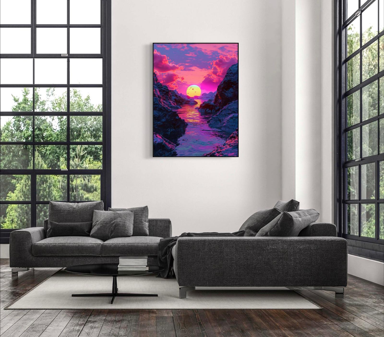 Canvas Prints, Art Space, Imagination, Sunset, Poster Prints