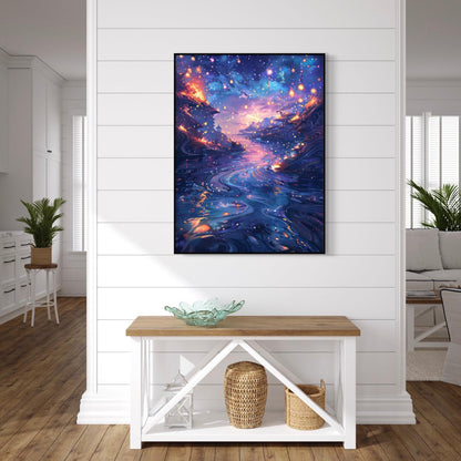 Canvas Prints, Art Space, Poster Prints, Psychedelic, River
