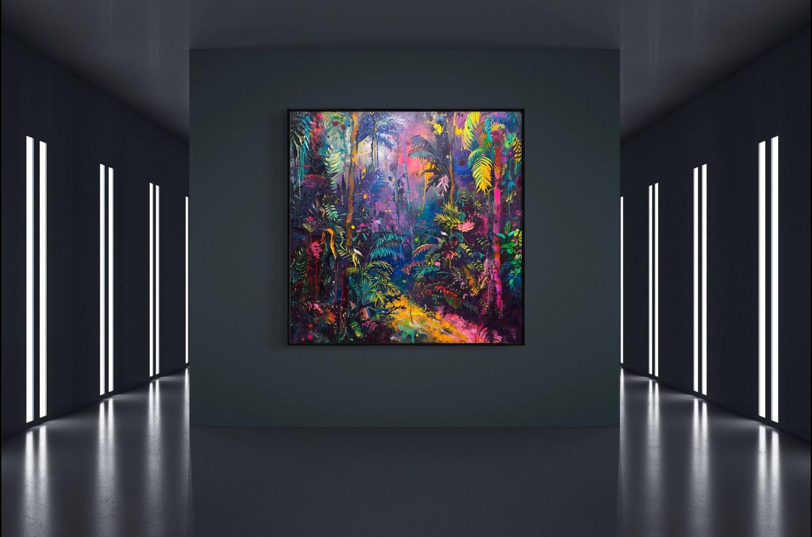 Canvas Prints, Art Space, Poster Prints, Psychedelic, Jungle