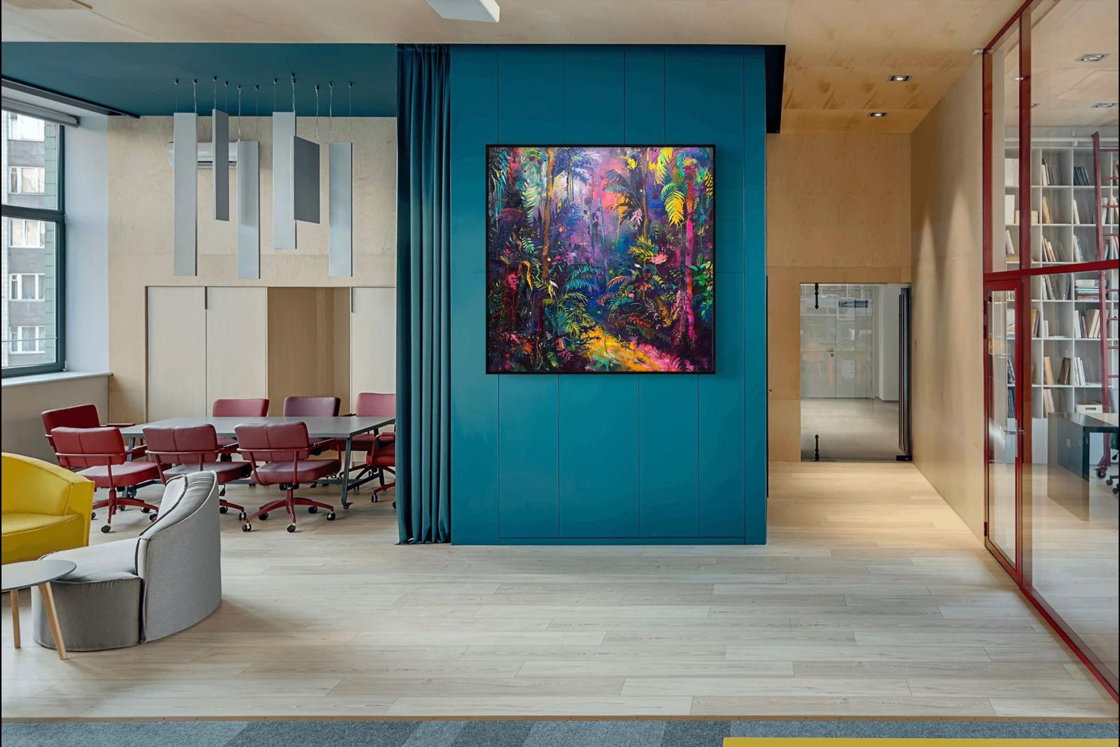 Canvas Prints, Art Space, Poster Prints, Psychedelic, Jungle