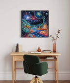 Canvas Prints, Art Space, Psychedelic, Sky, Poster Prints