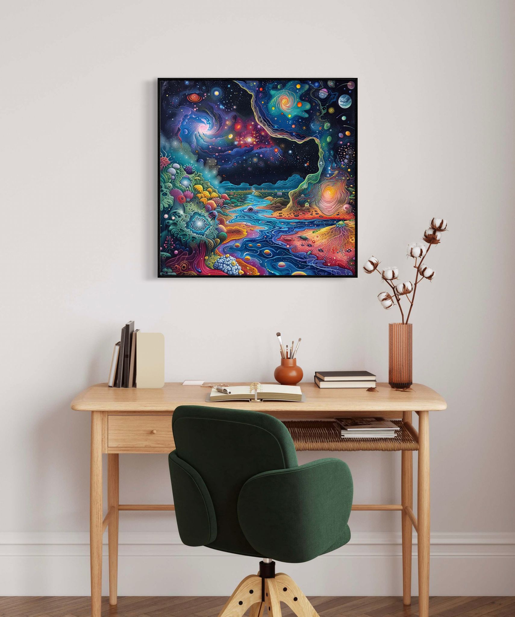 Canvas Prints, Art Space, Psychedelic, Sky, Poster Prints