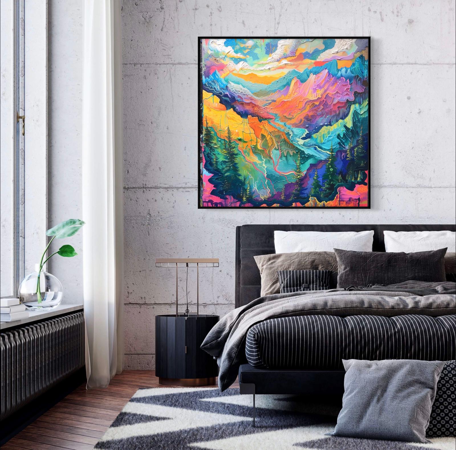 Canvas Prints, Art Space, Mountains, Poster Prints