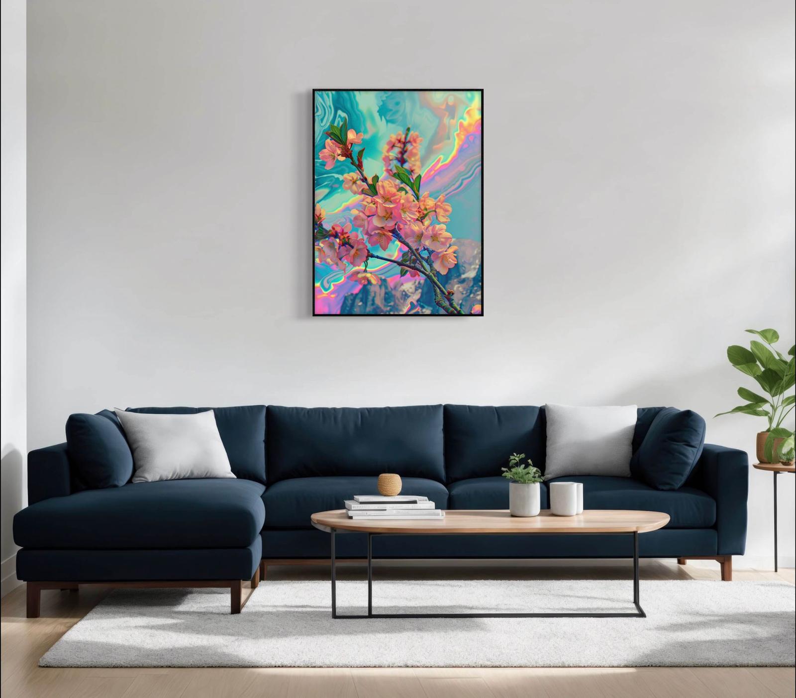 Canvas Print, Art Space, Poster Prints, cherry blossom