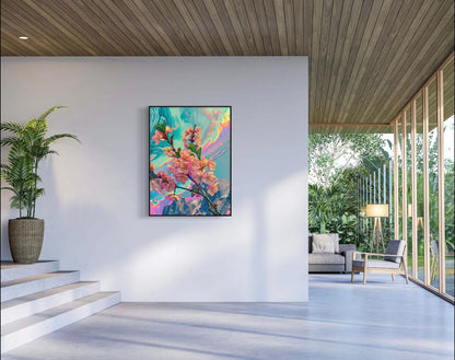 Canvas Print, Art Space, Poster Prints, cherry blossom